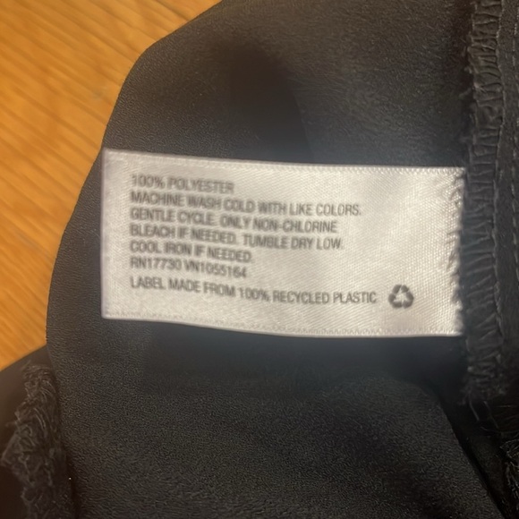 a.new day women’s black 100% polyester shorts size large . - Picture 9 of 10